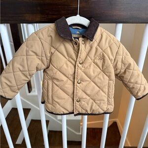 GAP Tan Quilted Kids Puffer Jacket